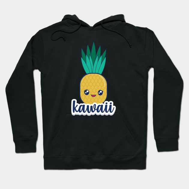 Cute Kawaii Fruit Pineapple Hoodie by Utopia Shop